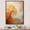 «Beige minimalisme spirales poteries II - spirales abstraites», art mural_106141