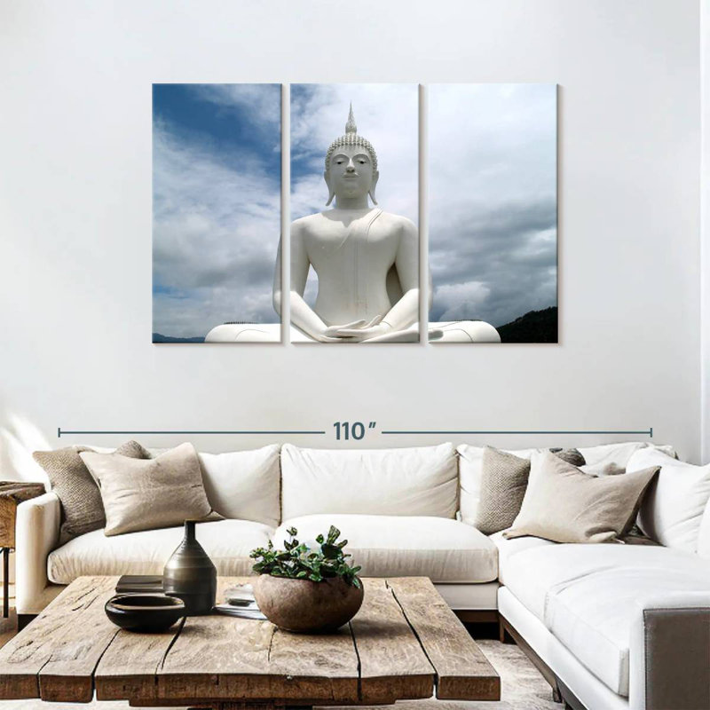 Adella Wat Thai Buddha, 48" H x 74" W
