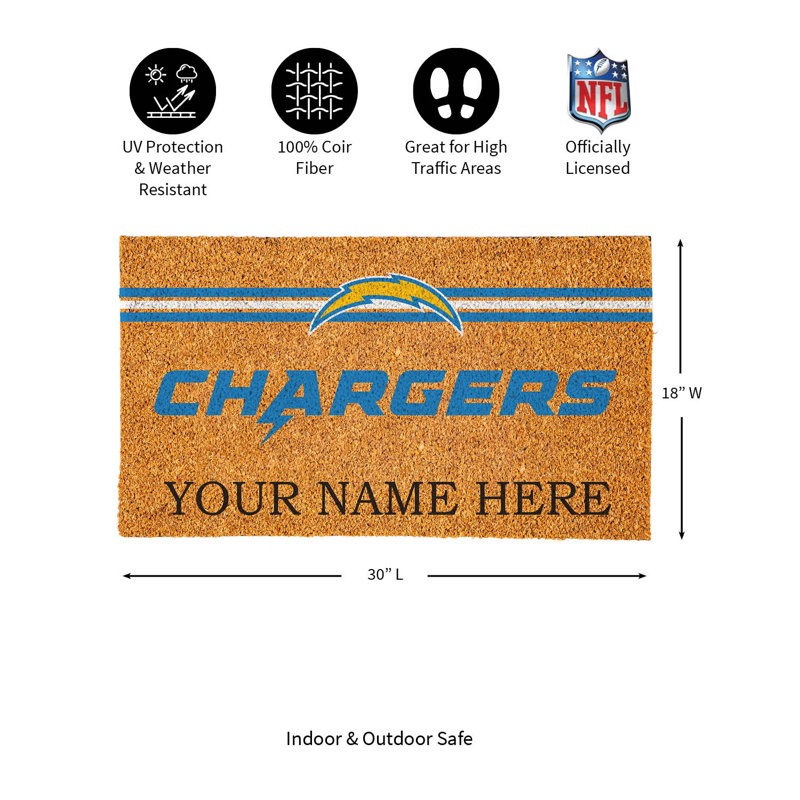 Paillasson Sundoir, Chargers de Los Angeles - NFL, Oui