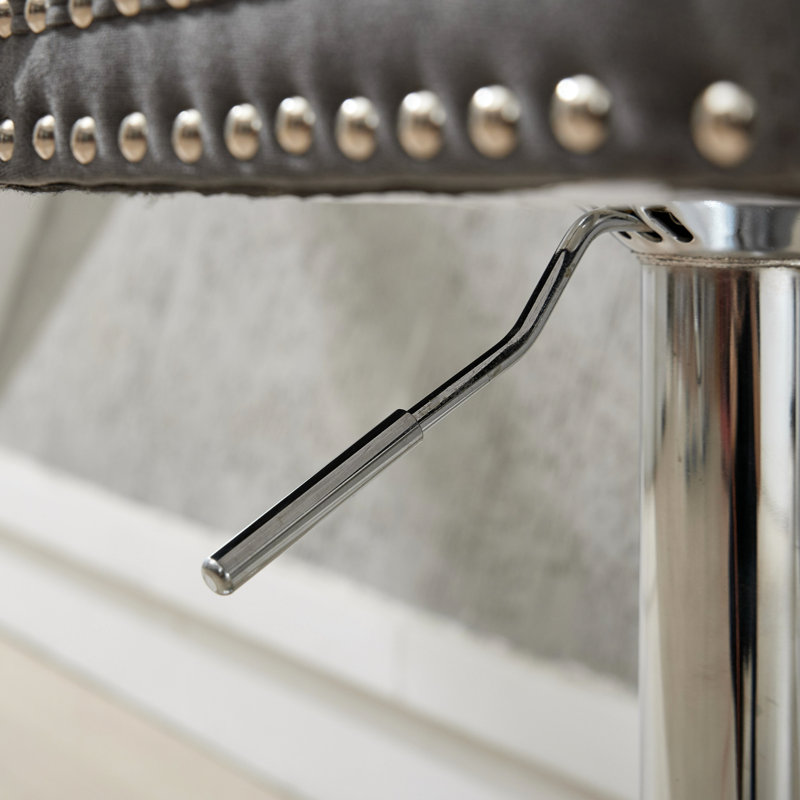Velours pivotant épais Louis, Gris