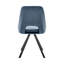 Chaise d'appoint en velours acier-292808677