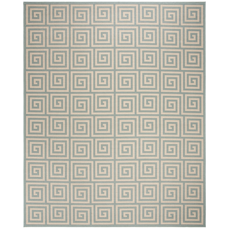 Gowanus Performance Geometric Indoor/Outdoor Area Rug, Rectangle 9' x 12'
