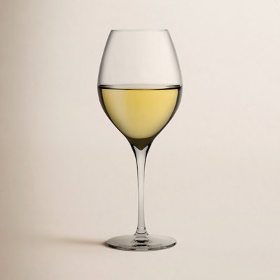 Vinifera Set Of 2 Lead-Free Crystal White Wine Glasses 360 Cc