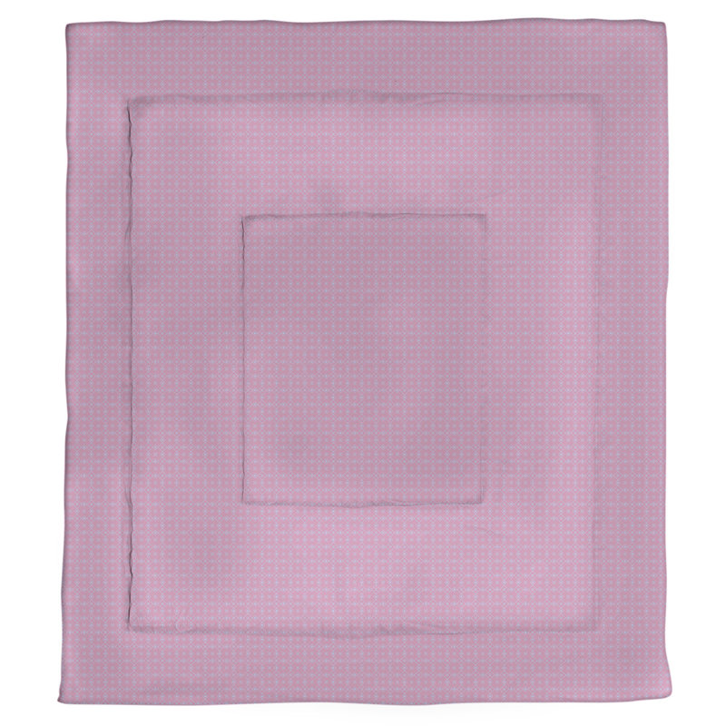 Édredon réversible Katelyn Elizabeth, Édredon simple TG, Rose/bleu