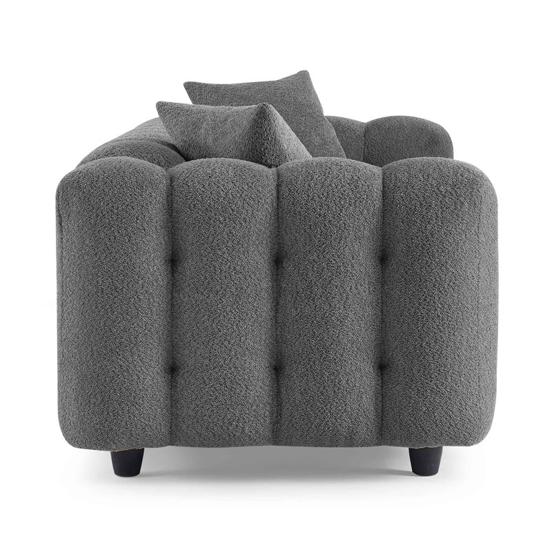 Lavance MINIMORE Modern 89.4'' Square Arms Chesterfield Sofa