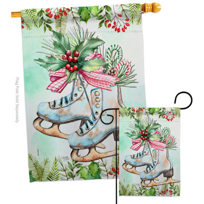 Ensemble de drapeaux en mélange de polyester 40 x 28 pi Skate Wonderland