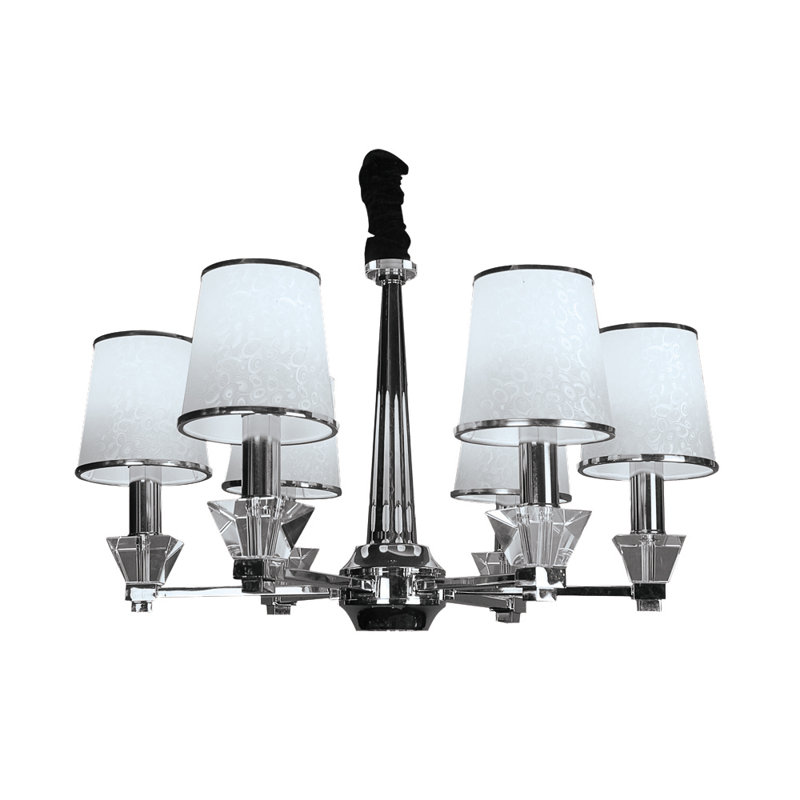 Intense 6 - Light Shaded Chandelier