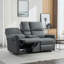 Adalai 2 Seater Faux Leather Reclining Sofa-2126165521