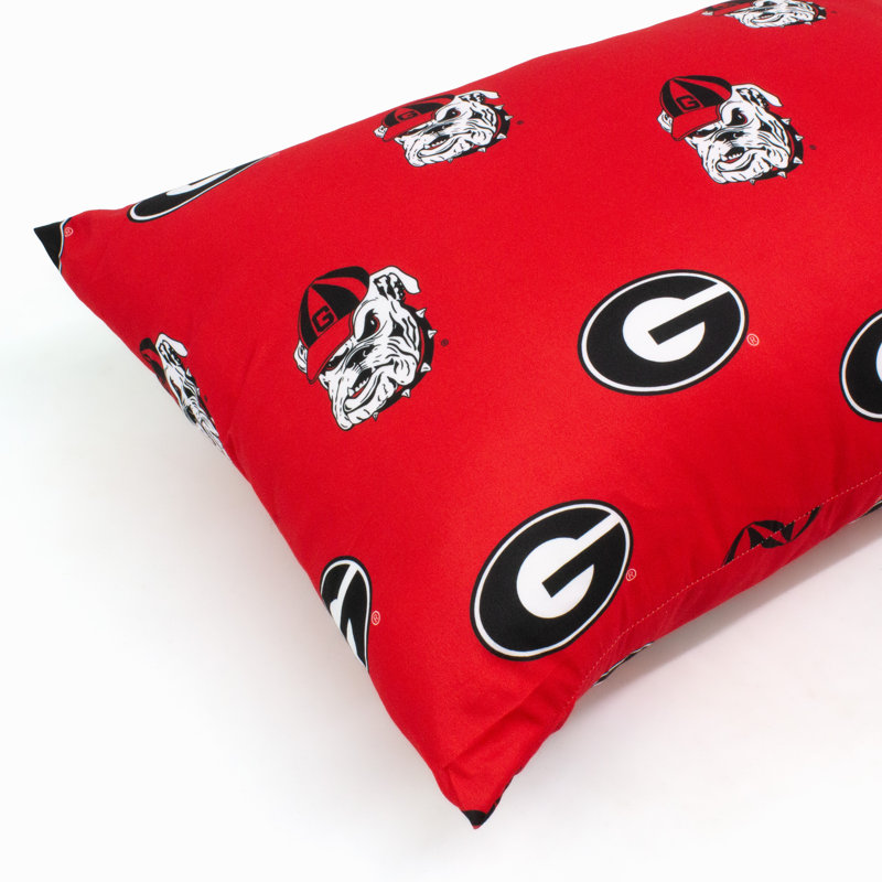 NCAA Body Pillow Pillowcase, University of Georgia