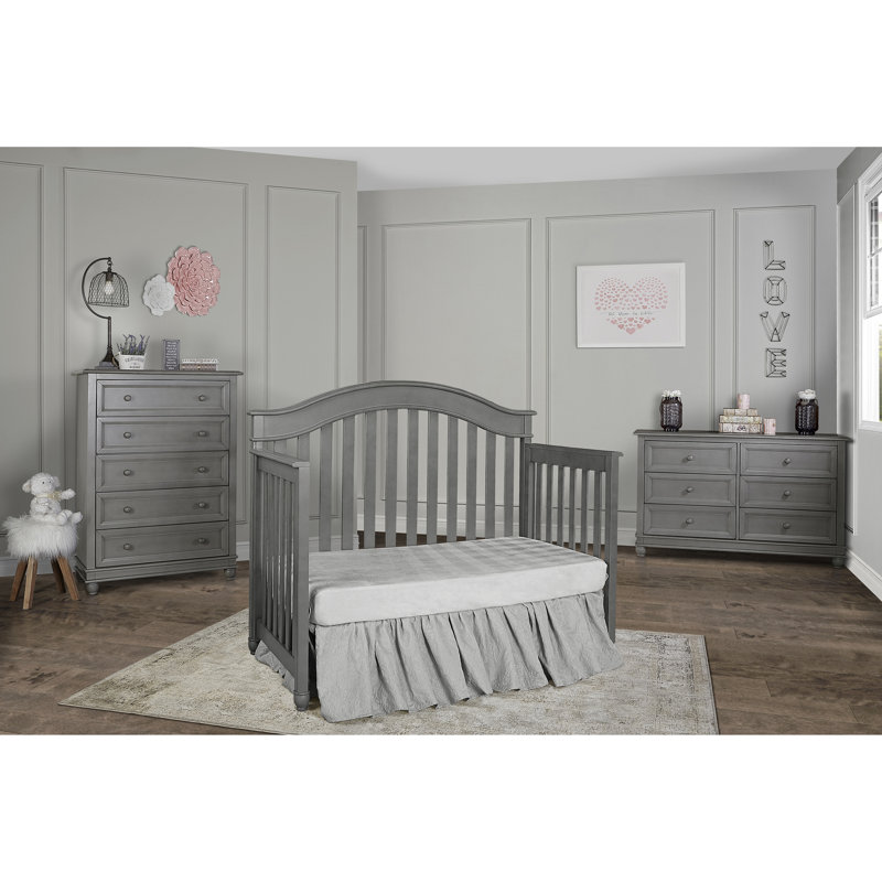Hampton Crib, Storm Gray