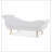 Chaise Lounge with Scroll Arms