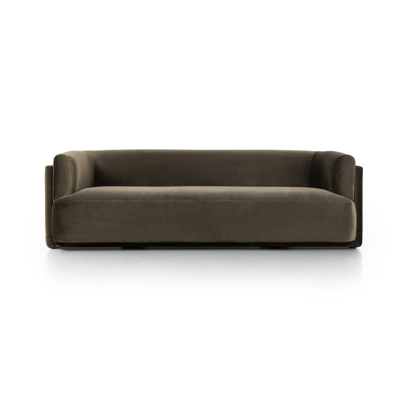 Hartley 95" Sofa, Surrey Olive Velvet