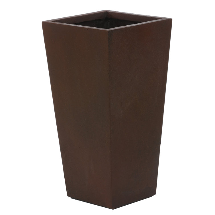 Tall Tapered Square Indoor & Outdoor MgO Planter - Bed Bath