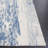 Jayma Hand Tufted Wool/Cotton Abstract Rug in Ivory/Blue-1105778048
