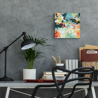 «Lunar Freefall 3» par Jan Weiss, art mural en verre acrylique