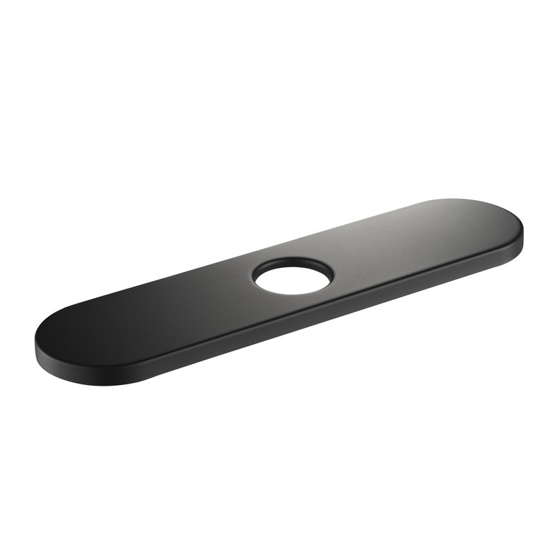 Couvercle de trou de robinet de cuisine 10 po, Noir mat