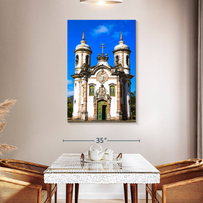 Église Adella de Saint-François d'Assise, H 48 po x l 32 po