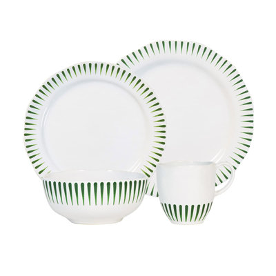Sitio Stripe 4 Pieces Place Setting