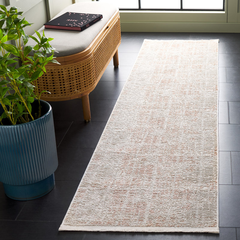 Tapis abstrait Candelario Performance, Tapis de couloir 2 pi 2 po x 8 pi