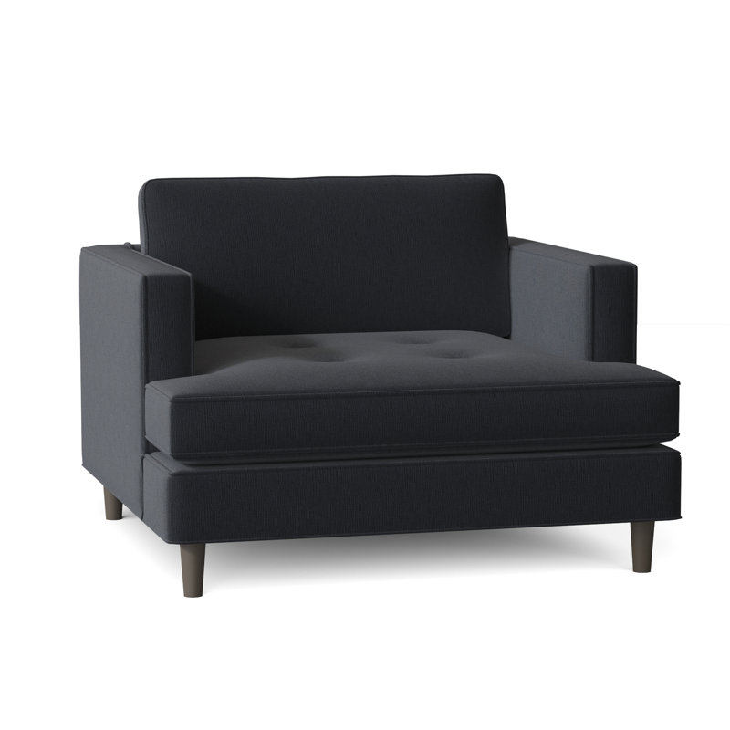 Upholstered Armchair, Heavenly Naval Chenille