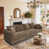 Brown Plush Corduroy Fabric
