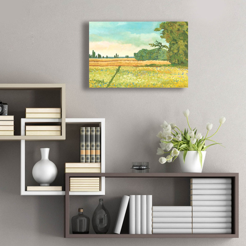  «Mini Western Vista 4» par Chariklia Zarris, art mural en verre acrylique, 24 po x 16 po, H 16 po x l 24 po