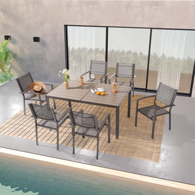 Amaranthe 6 - Person Patio Conversation Set