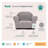 Keet Roundy Kid's Chair + Cover Combo Set-78535755