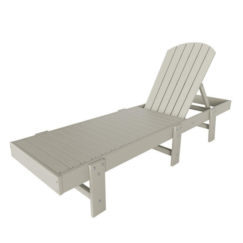 Méridienne inclinable en poly 77,7 po, Sable