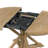 Harmonique Retro Elegance Dining Set with Extendable Butterfly Leaf-117430339-117430337