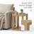 Modern Rectangular Two-Tier Coffee Table with Open Shelf Storage