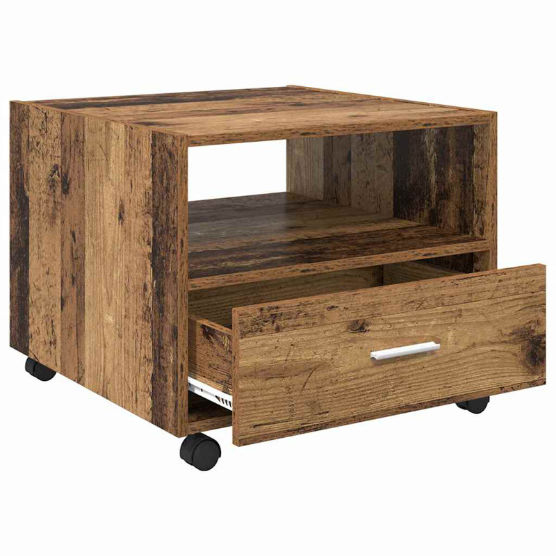 Coffee Table with Storage, Old Wood