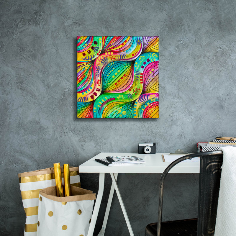 " Wavy Pattern " by Dean Russo, 18" H x 18" W x 0.75" D