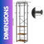 Freestanding 8 - Hook Coat Rack