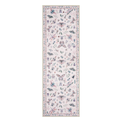 Insect Print Washable Rugs for Living Room Ultra-Thin Non-Slip Modern Bedroom Large Carpet