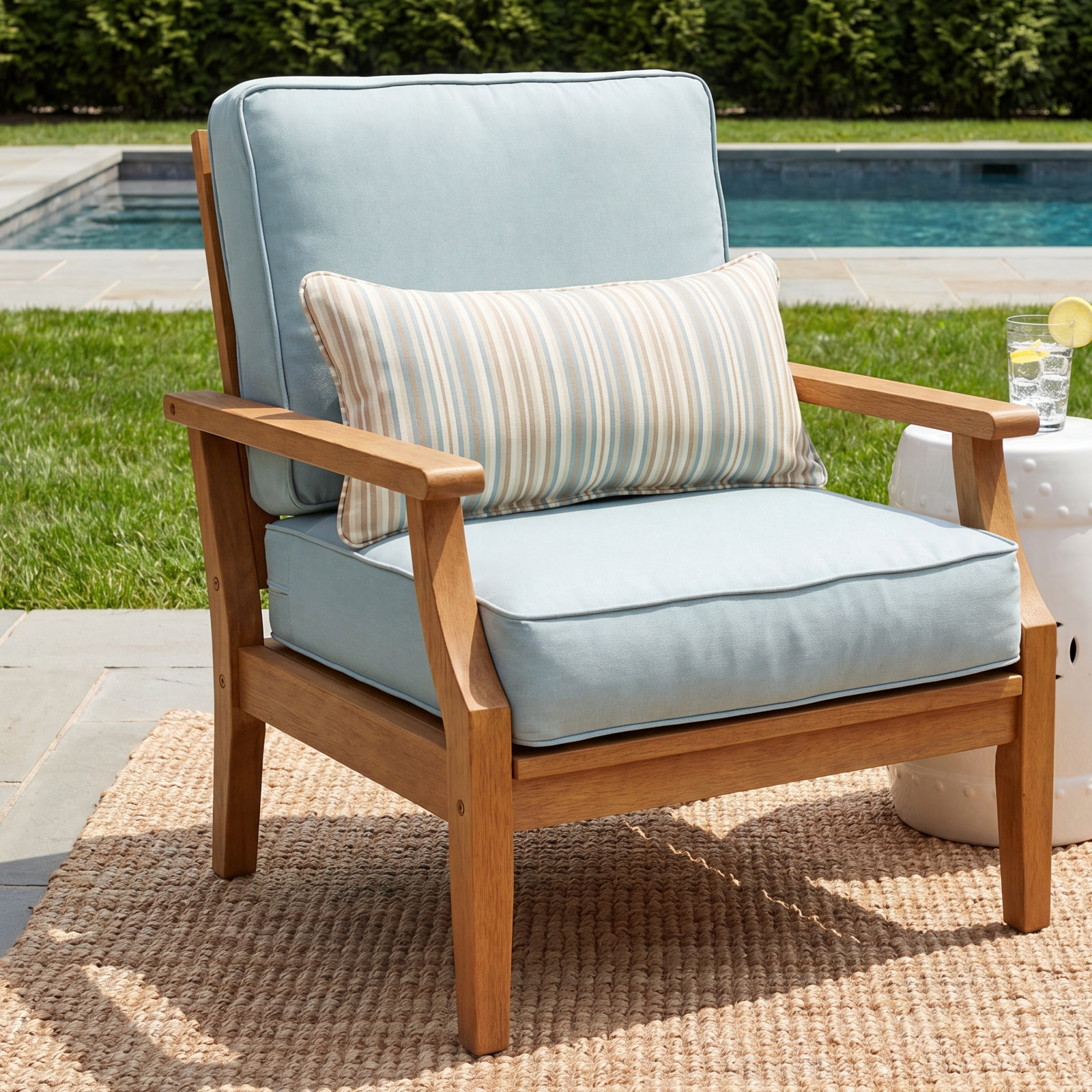 Sunbrella Outdoor Lounge Chair