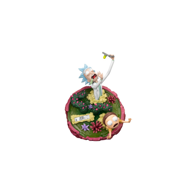 Statue de maître Rick et Morty