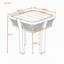 Table d'appoint en bois avec corde-133396680