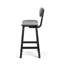 Tee Upholstered Stool with Solid Wood Frame-642456636