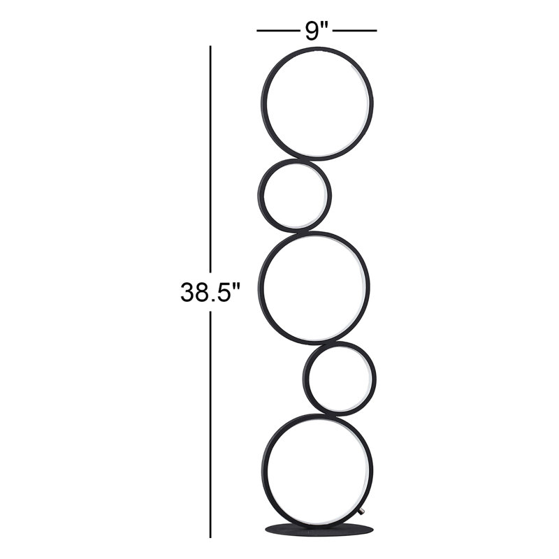 Metal Table Lamp, Black