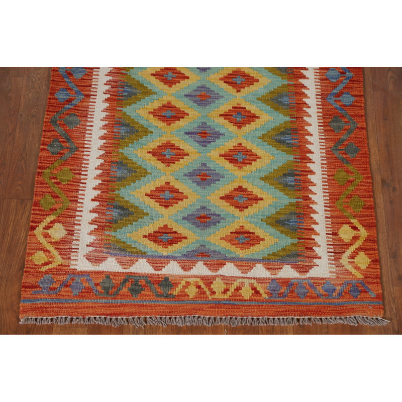 South Western Kilim Oriental Accent Rug 3x4