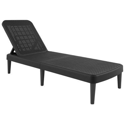 Luman All Weather Resin Chaise Lounge by Highland Dunes