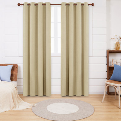 Ipswich Blackout Thermal Grommet Curtain Panels 