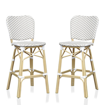 Fetzer 29.75" Patio Bar Stool by Bayou Breeze