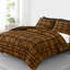 Microfiber Chequered Duvet Cover Set-126672158