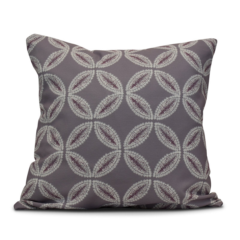 Housse de coussin carrée et insert tidepool, H 16 po x l 16 po, Lavande
