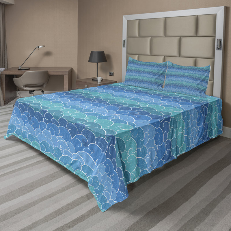 Microfiber Sheet Set, Full Sheet Set + Fitted Sheet + 2 Pillowcases