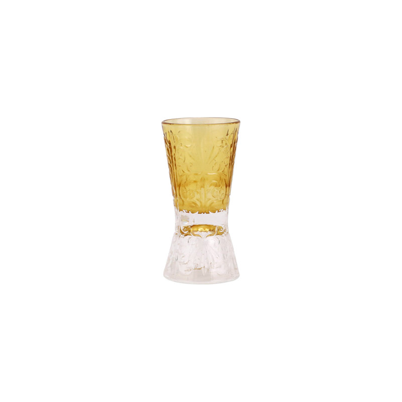 Barocco Shot Glass, Amber
