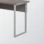 Bureau d'ordinateur à finition brune Boyet avec pieds en métal argenté, H 29,85 po x l 78,56 po x P 47,03 po Boyet