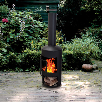 Balmers Steel Smokeless Outdoor Fireplace